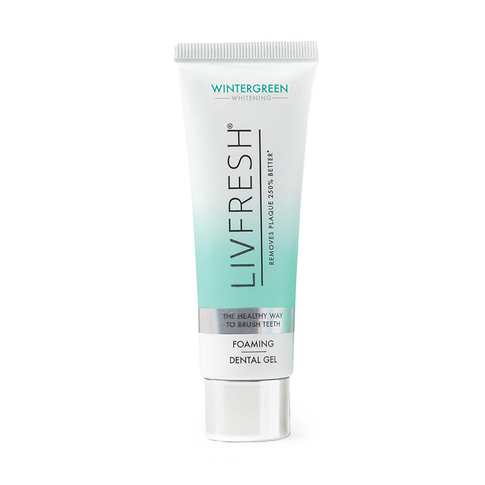 LIVFRESH Toothpaste Gel - SLS Free Dental Gel, Wintergreen