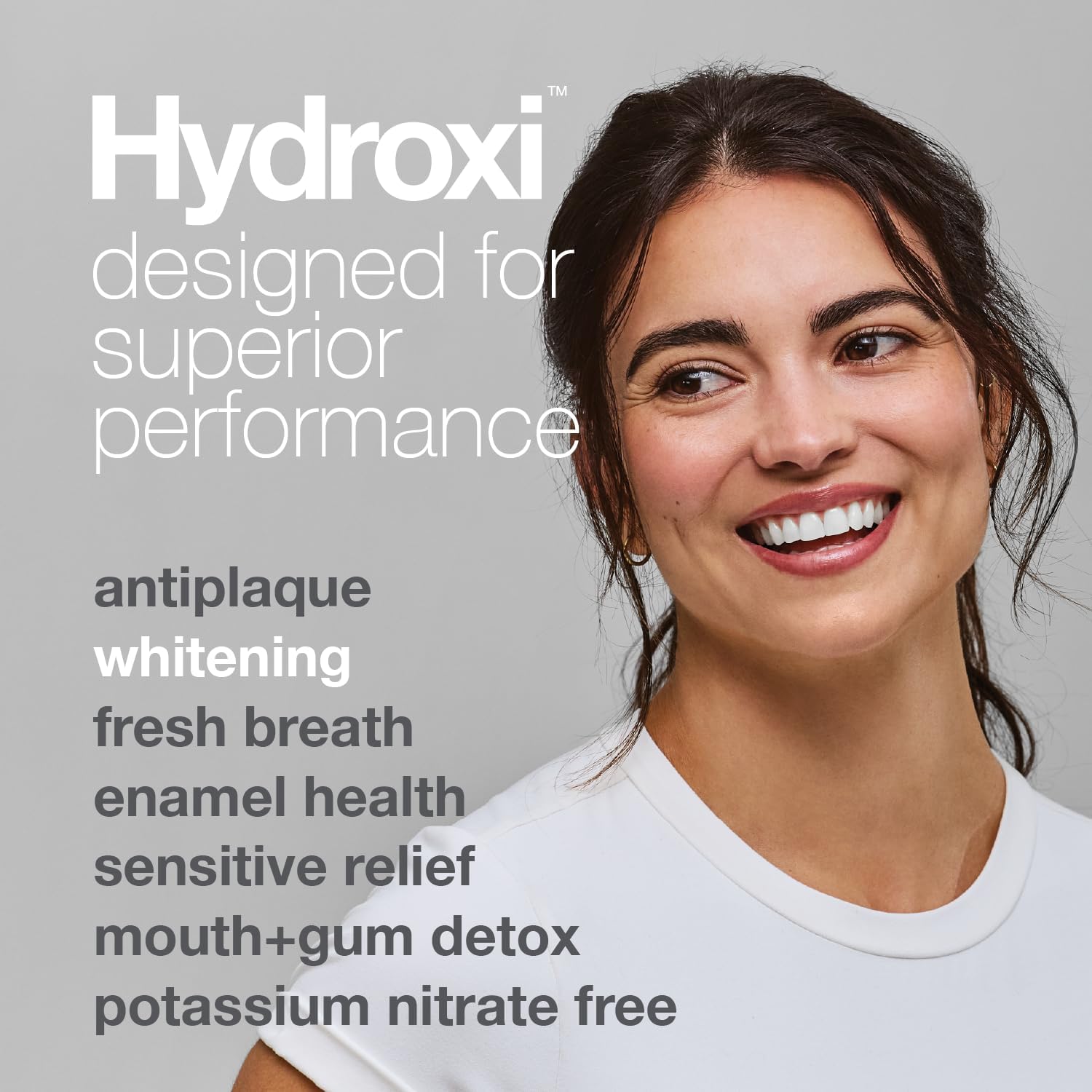 Davids Hydroxi Fluoride-Free Toothpaste - Whitening, Antiplaque, SLS Free, Natural Peppermint